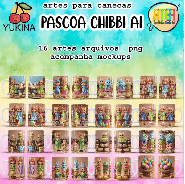 ESTAMPAS PÁSCOA CHIBBI AI (YUKINA)