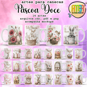 ESTAMPAS PÁSCOA DOCE CANECAS