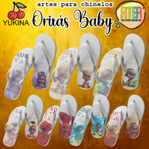 ESTAMPAS ORIXÁS BABY CHINELOS (YUKINA)