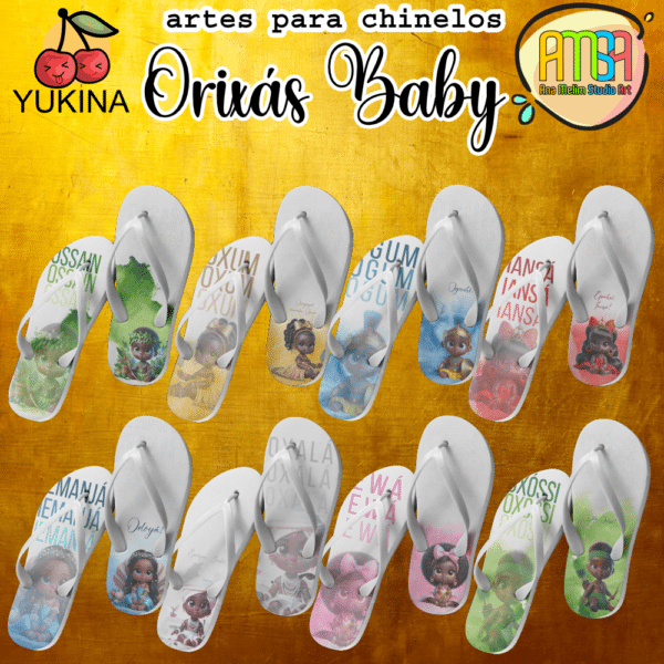 ESTAMPAS ORIXÁS BABY CHINELOS (YUKINA) - Image 2