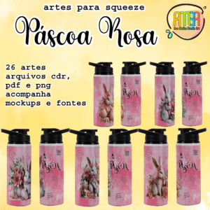 ESTAMPAS PÁSCOA ROSA SQUEEZE