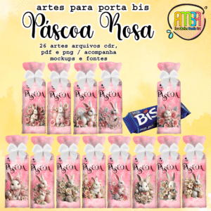 ESTAMPAS PÁSCOA ROSA PORTA BIS
