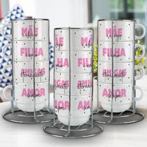 ESTAMPAS MÃE E FILHOS TORRE DE XÍCARAS