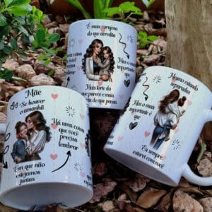 ESTAMPAS SEMPRE JUNTOS MÃE CANECAS