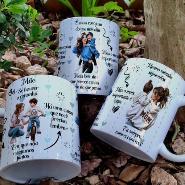 ESTAMPAS SEMPRE JUNTOS MÃE CANECAS - Image 7