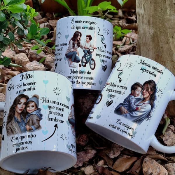 ESTAMPAS SEMPRE JUNTOS MÃE CANECAS - Image 8