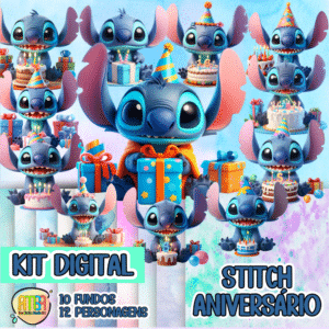 KIT STITCH ANIVERSÁRIO