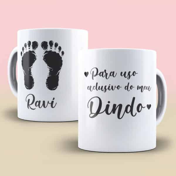 ESTAMPA DINDO CANECA