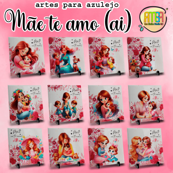 ESTAMPAS MÃE TE AMO Ai AZULEJO - Image 2