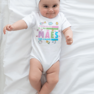 ESTAMPAS MEU PRIMEIRO DIA DAS MÃES BODY E CAMISAS
