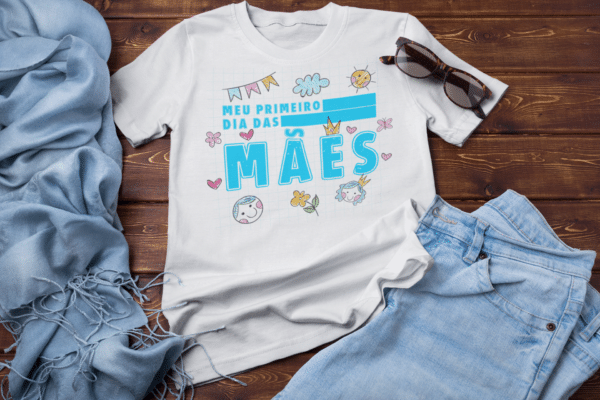 ESTAMPAS MEU PRIMEIRO DIA DAS MÃES BODY E CAMISAS - Image 6