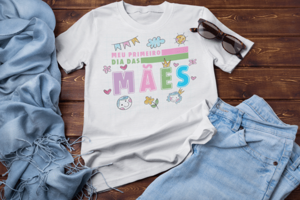 ESTAMPAS MEU PRIMEIRO DIA DAS MÃES BODY E CAMISAS - Image 4