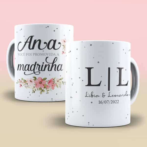 ESTAMPAS PADRINHOS DE CASAMENTO CANECAS