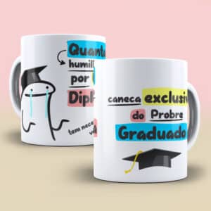 ESTAMPA FLORK FORMATURA CANECA