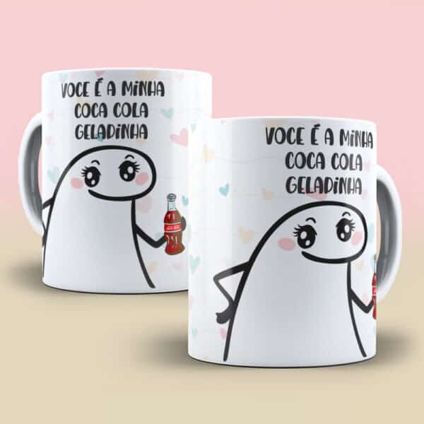 ESTAMPAS COCA GELADINHA FLORK CANECA - Image 2