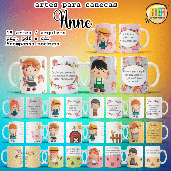 ESTAMPAS ANNE CANECAS