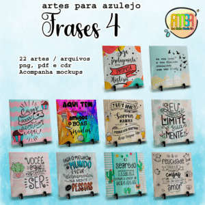 ESTAMPAS AZULEJO FRASES 4