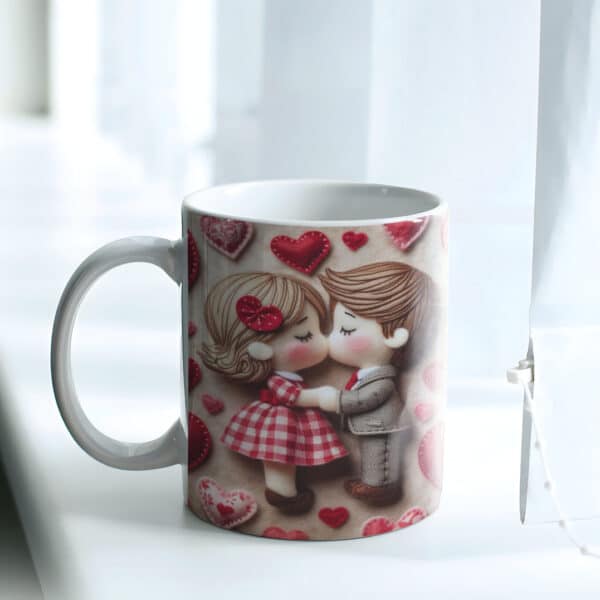 ESTAMPAS COSTURINHAS DE AMOR (namorados) CANECAS (YUKINA) - Image 4