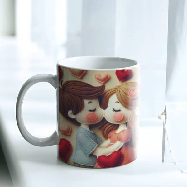 ESTAMPAS COSTURINHAS DE AMOR (namorados) CANECAS (YUKINA) - Image 5