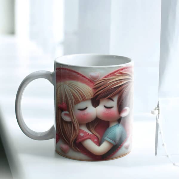 ESTAMPAS COSTURINHAS DE AMOR (namorados) CANECAS (YUKINA) - Image 7