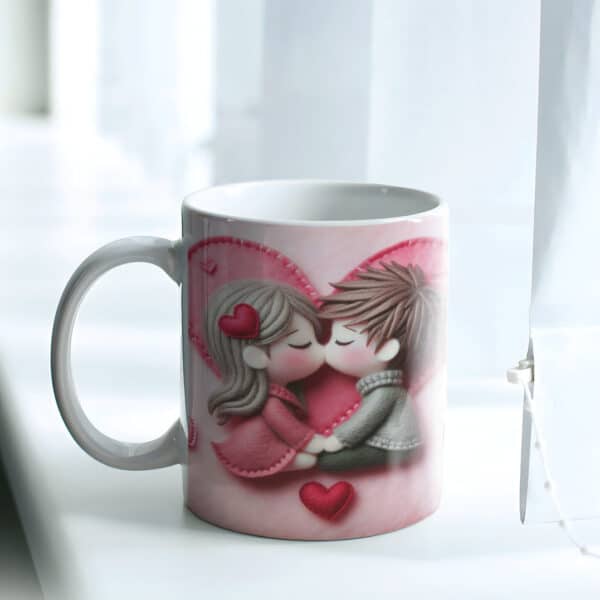 ESTAMPAS COSTURINHAS DE AMOR (namorados) CANECAS (YUKINA) - Image 8