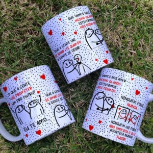ESTAMPA FLORK AMOR CANECA