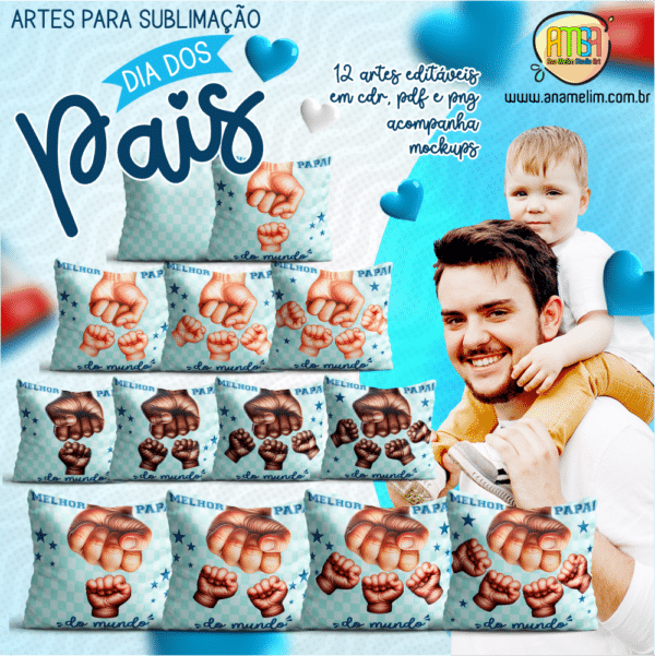 ESTAMPAS PAIS E FILHOS ALMOFADAS