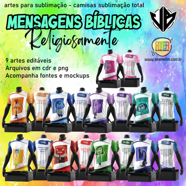 ESTAMPAS RELIGIOSAMENTE CAMISA SUBLIMAÇÃO TOTAL (Jeferson)