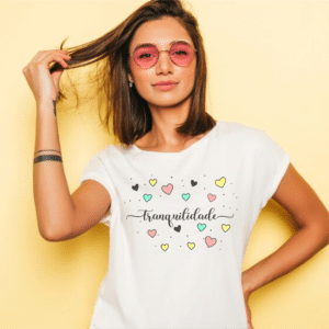 ESTAMPAS EMOÇÕES CORAÕES CAMISAS