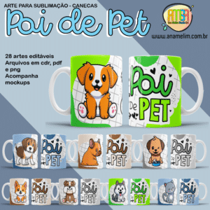 ESTAMPAS PAI DE PET CANECAS