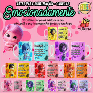 ESTAMPAS EMOCIONADAMENTE CANECAS (YUKINA)