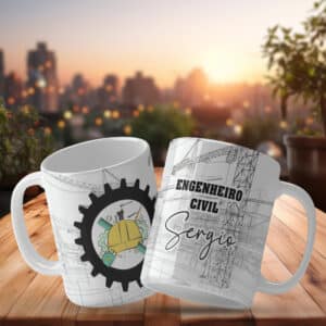 ESTAMPA AVULSA ENGENHEIRO CIVIL CANECA