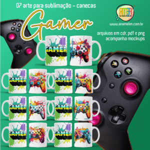 ESTAMPAS GAMER CANECAS
