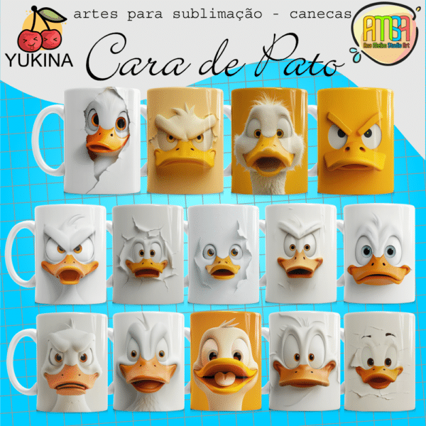 ESTAMPAS CARA DE PATO CANECAS (YUKINA) - Image 2