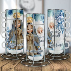 ESTAMPAS NOSSA SENHORA APARECIDA XÍCARAS
