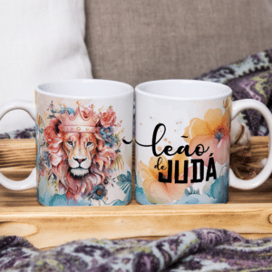 ESTAMPAS LEÃO DE JUDÁ V2 CANECAS