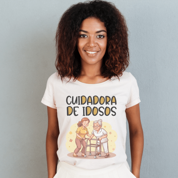 ESTAMPAS CUIDADORA DE IDOSOS CAMISAS