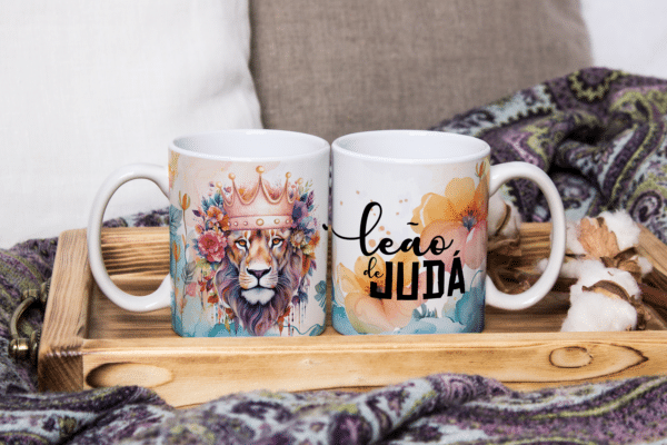 ESTAMPAS LEÃO DE JUDÁ V2 CANECAS - Image 3