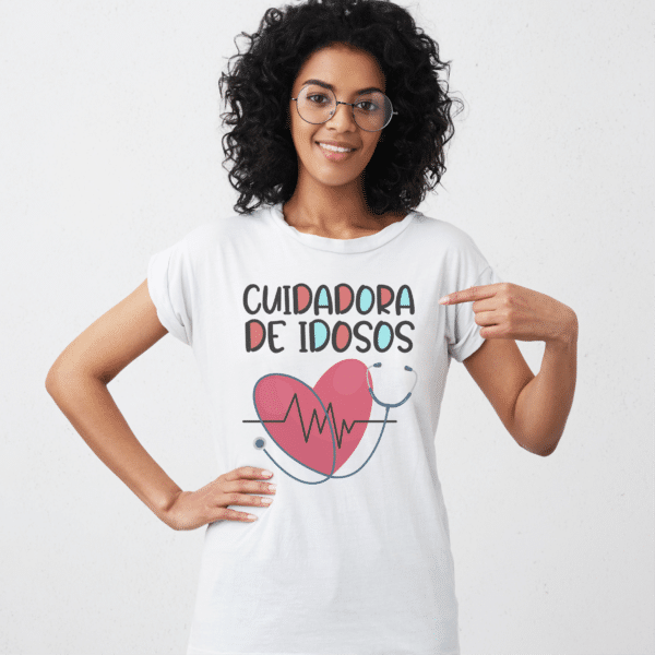 ESTAMPAS CUIDADORA DE IDOSOS CAMISAS - Image 3