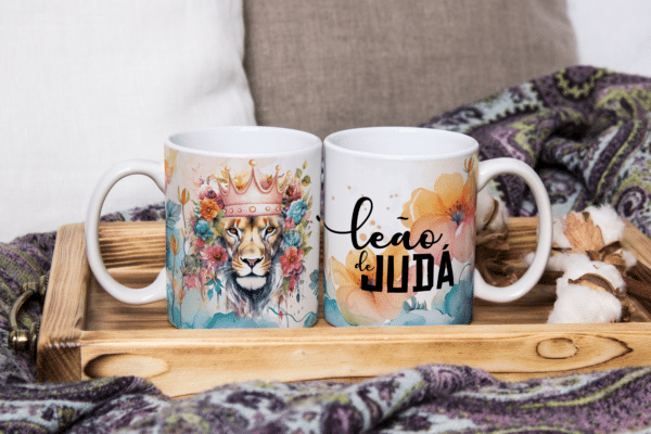 ESTAMPAS LEÃO DE JUDÁ V2 CANECAS - Image 4