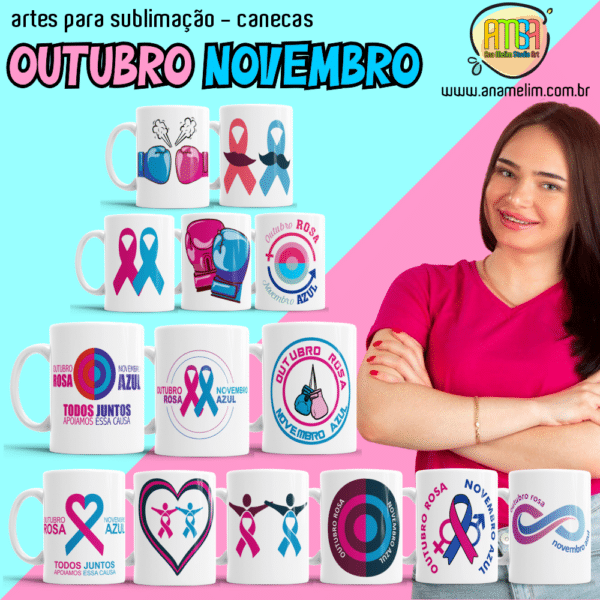 ESTAMPAS OUTUBRO NOVEMBRO CANECAS - Image 2