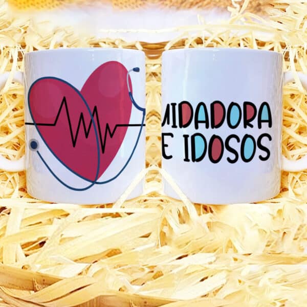 ESTAMPAS CUIDADORA DE IDOSOS CANECAS - Image 3