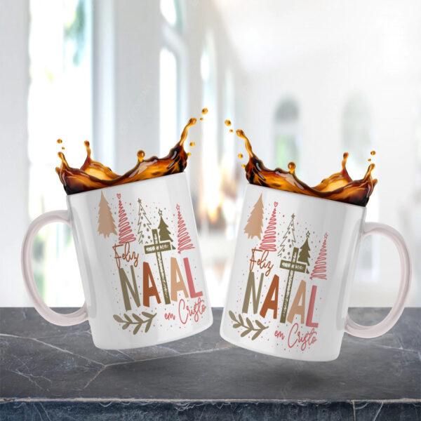 ESTAMPAS NATAL FELIZ V2 CANECA