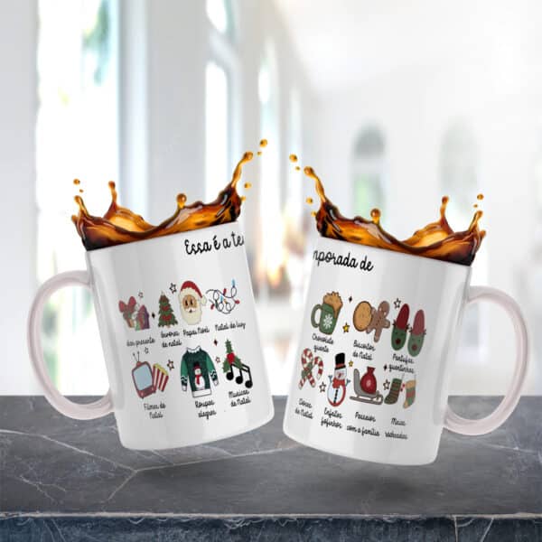 ESTAMPAS NATAL FELIZ V2 CANECA - Image 3