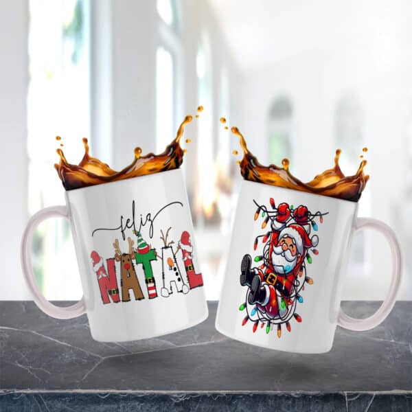 ESTAMPAS NATAL FELIZ V2 CANECA - Image 8