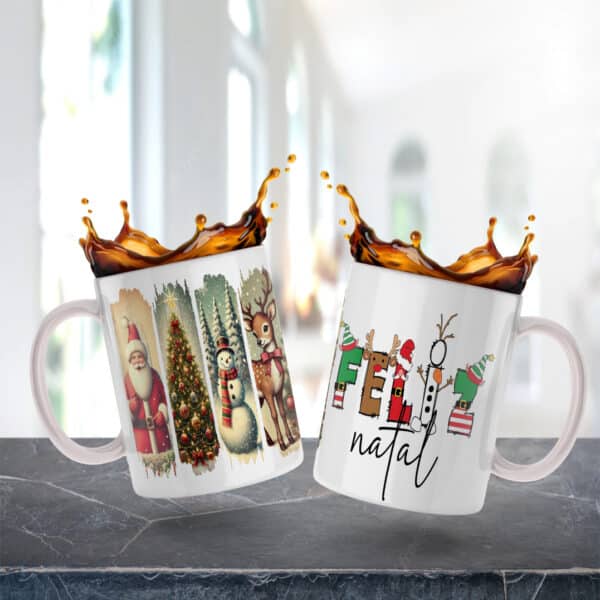 ESTAMPAS NATAL FELIZ V2 CANECA - Image 10