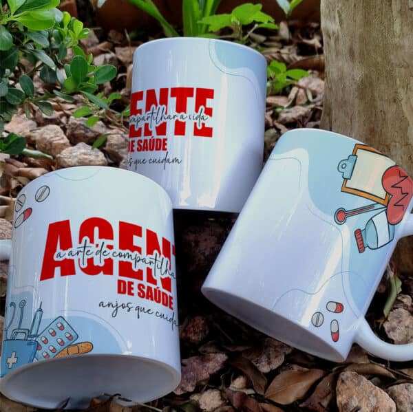ESTAMPAS AGENTE DE SAÚDE CANECAS - Image 2