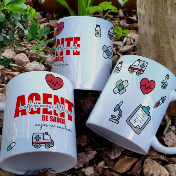 ESTAMPAS AGENTE DE SAÚDE CANECAS - Image 3