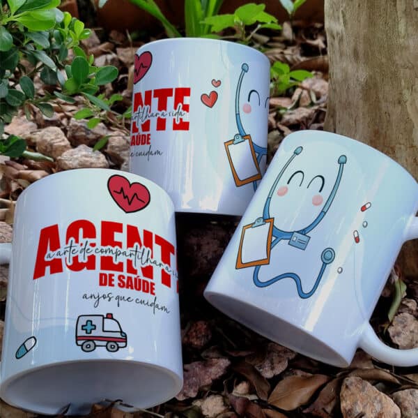 ESTAMPAS AGENTE DE SAÚDE CANECAS - Image 4