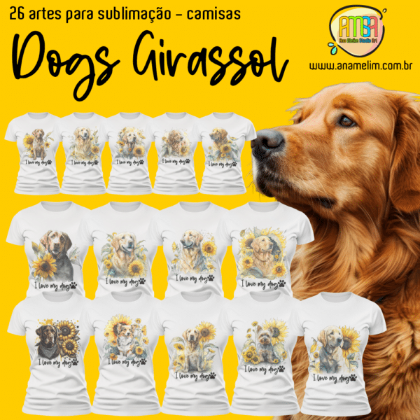 ESTAMPAS DOG GIRASSOL CAMISAS - Image 2